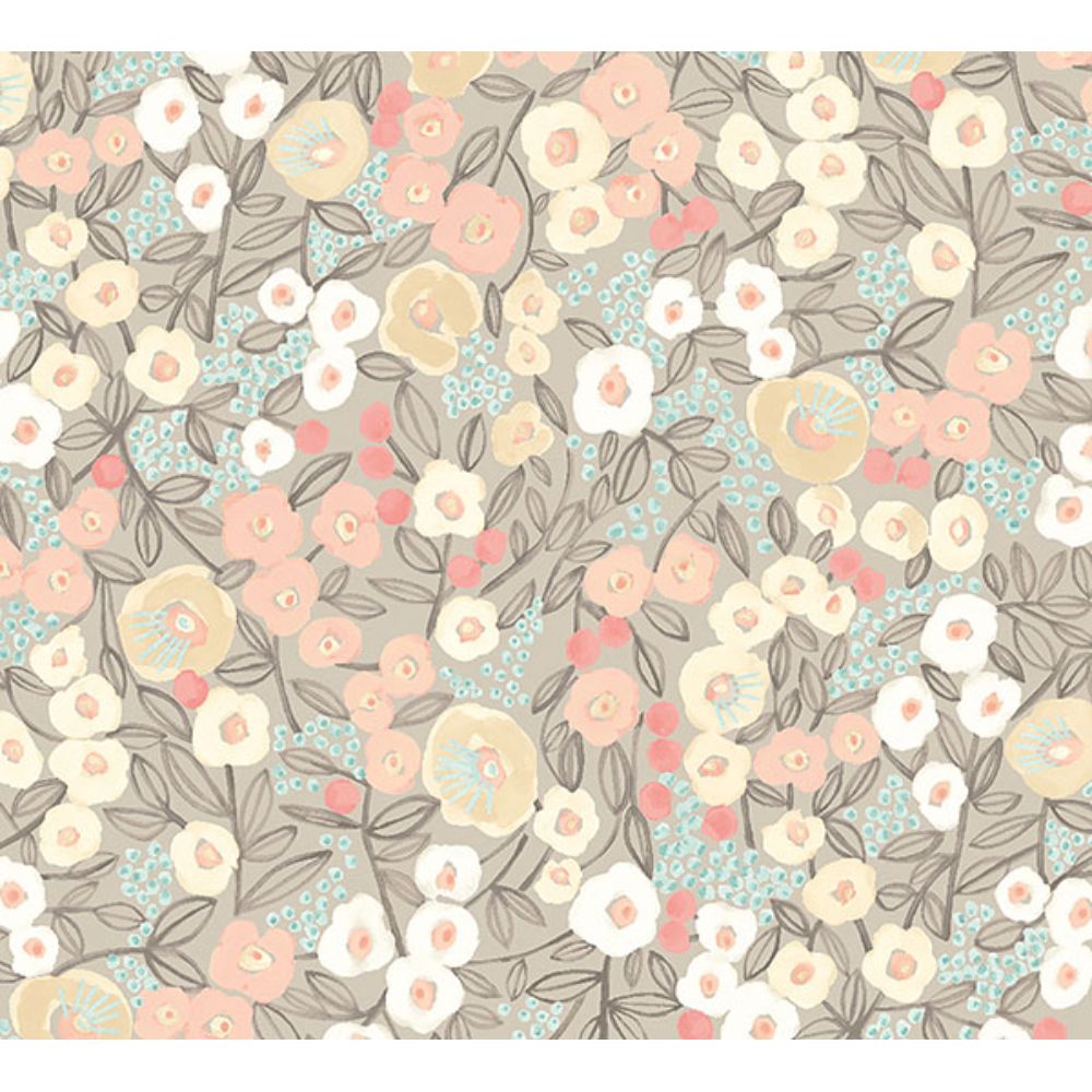 ohpopsi by Brewster GHS50116W Flora Ditsy Pastel Garden Wallpaper