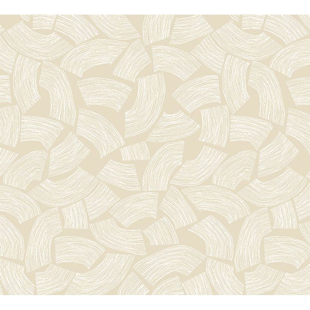 ohpopsi by Brewster GHS50160W Elements Neutral Scribbled Arches Wallpaper