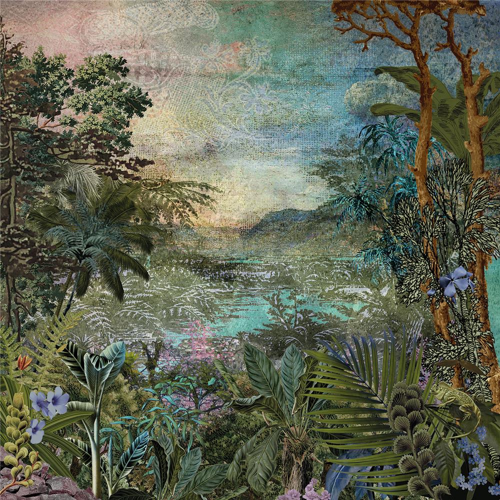 Komar by Brewster HX5-044 Vintage Jungle Wall Mural
