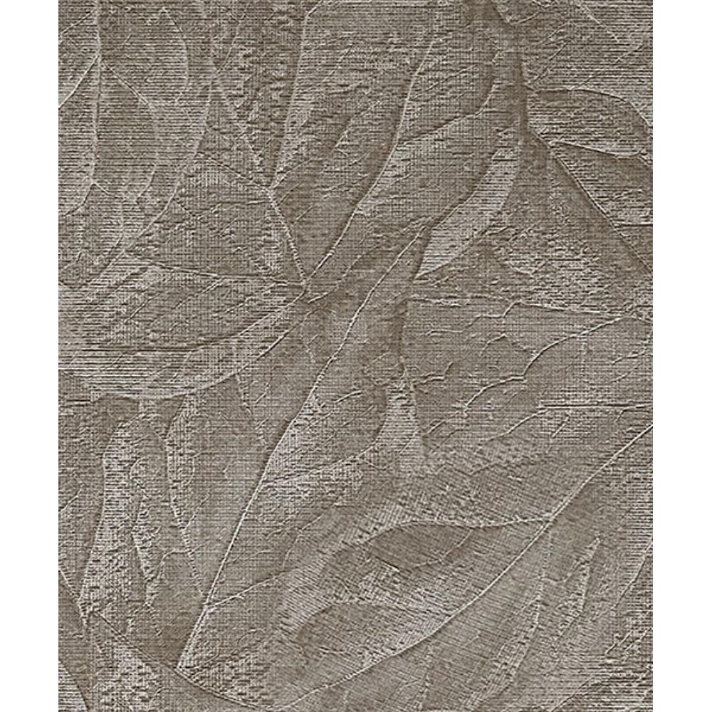 Fine Decor by Brewster M95661 Aspen Stone Leaf Wallpaper