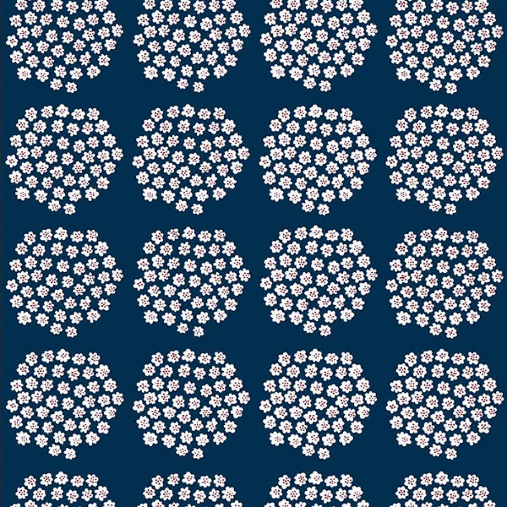 Marimekko by Brewster MKS4498 Navy Puketti Peel & Stick Wallpaper