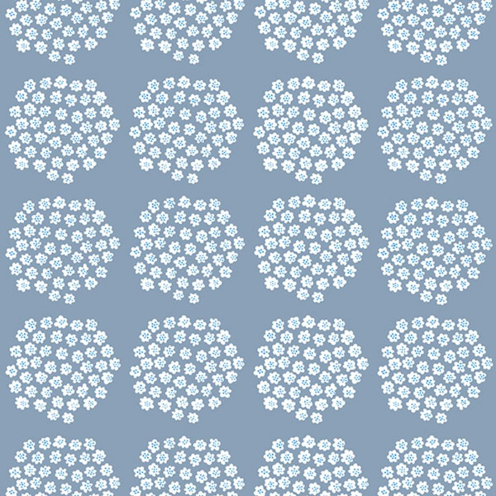 Marimekko by Brewster MKS4499 Blue Puketti Peel & Stick Wallpaper