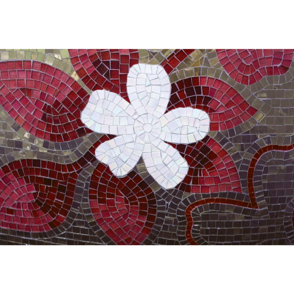 Dimex by Brewster MS-5-0114 Red Mosaic Wall Mural
