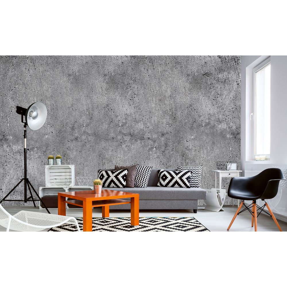 Dimex By Brewster MS-5-0174 Concrete Wall Mural in Greys