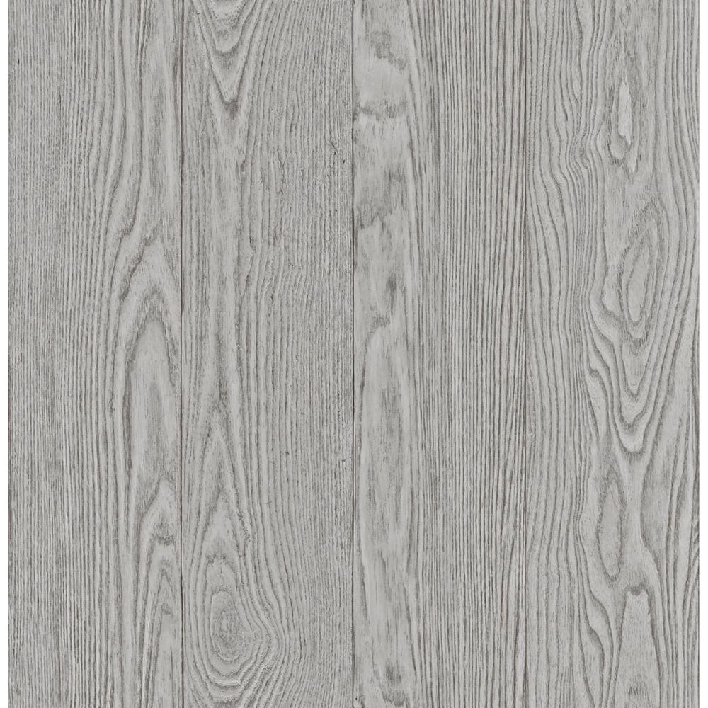 InHome By Brewster NH2979 Timber Grey Peel & Stick Wallpaper