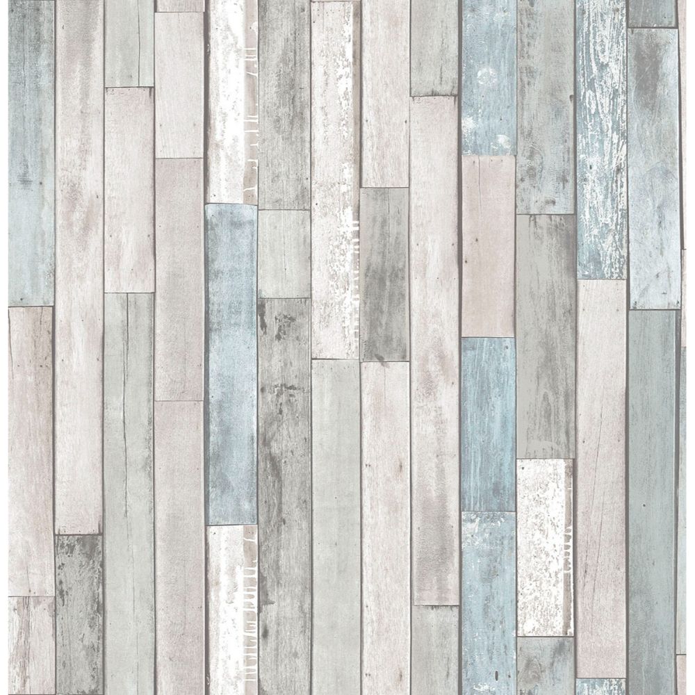 InHome by Brewster NH3058 Weathered Plank Shore Peel & Stick Wallpaper