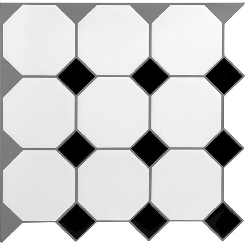 WallPops by Brewster NH3886 Tetra Peel & Stick Backsplash Tiles