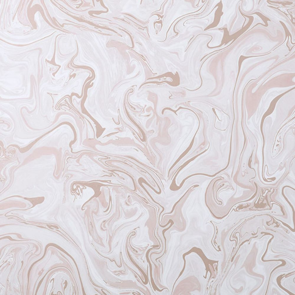 InHome by Brewster NHS4770 Blush Marble Swirl Peel & Stick Wallpaper