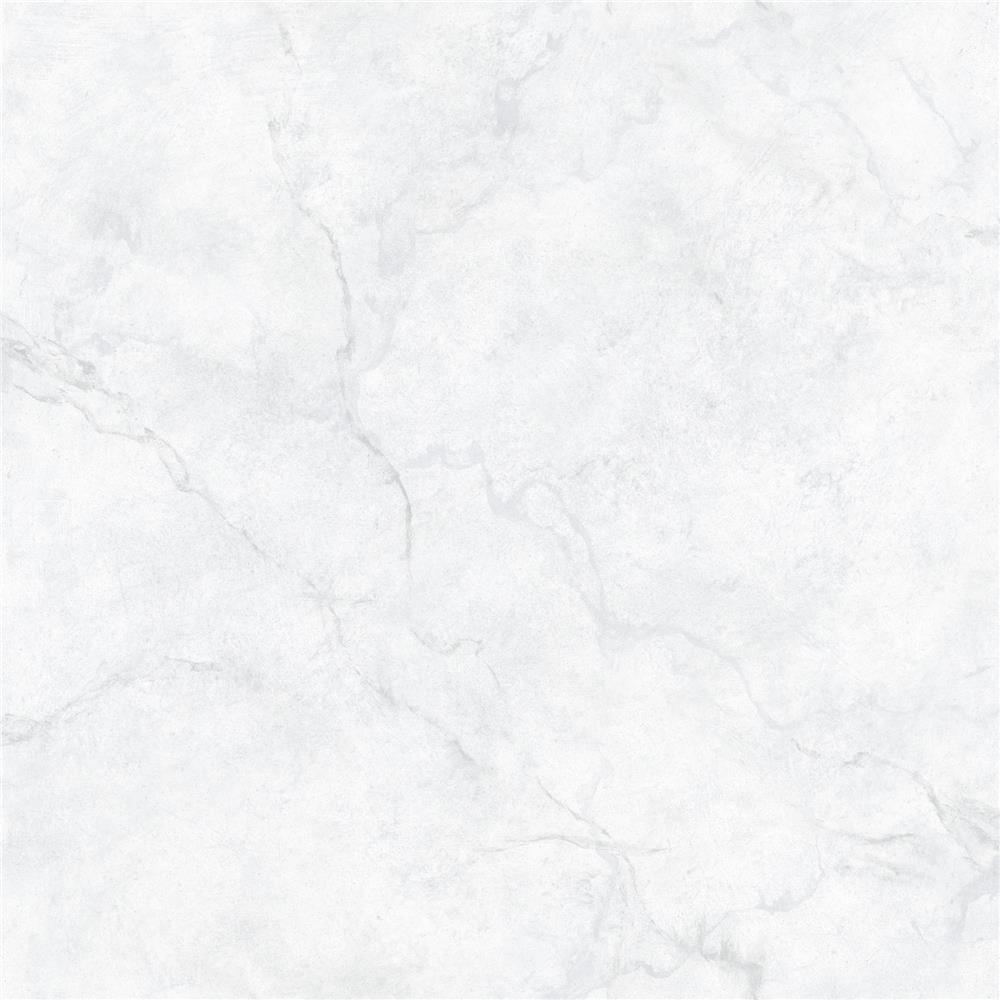 NuWallpaper by Brewster NU2090 Carrara Marble Peel and Stick Wallpaper