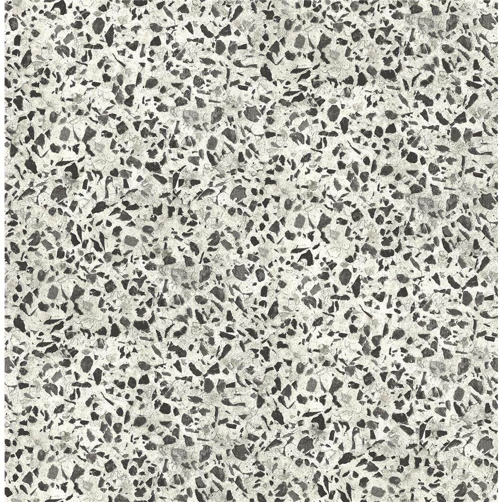 NuWallpaper by Brewster NU2673 Speckle Stone Peel & Stick Wallpaper