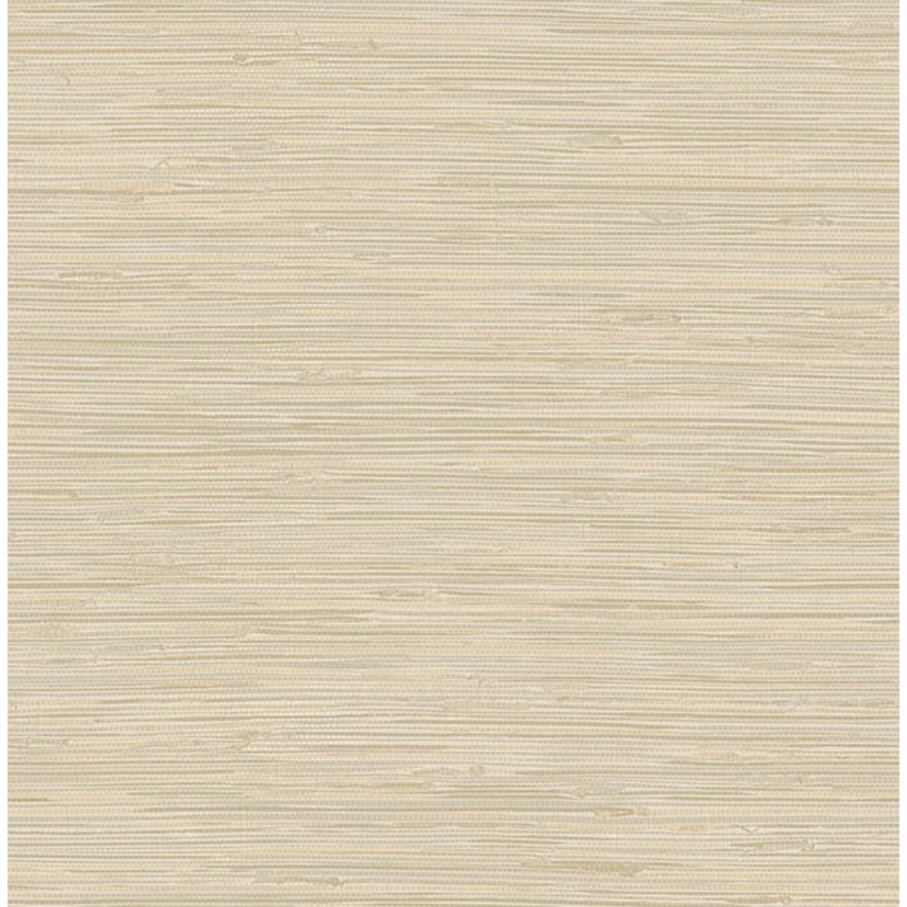 NuWallpaper By Brewster NUS3336 Tibetan Grasscloth Cream Peel & Stick Wallpaper