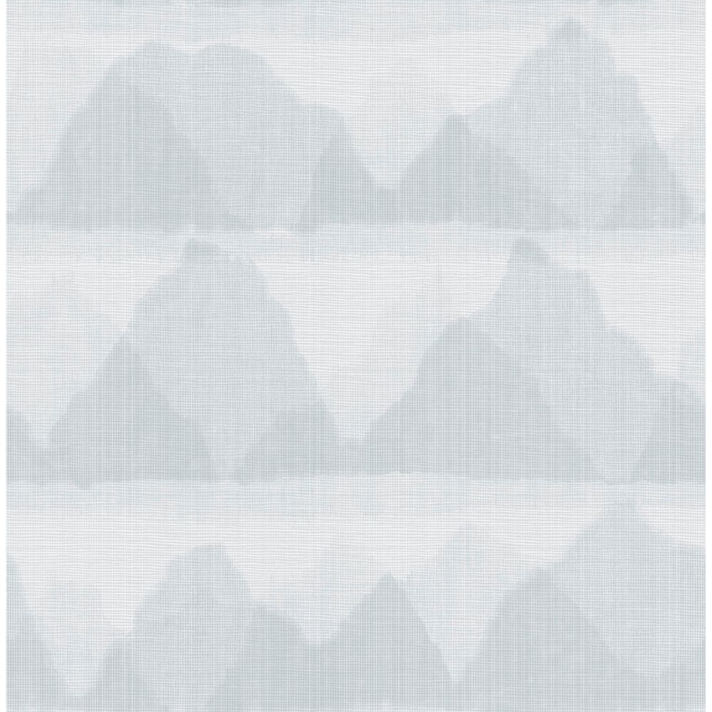 NuWallpaper by Brewster NUS3952 Blue Mountain Peak Peel & Stick String Wallpaper