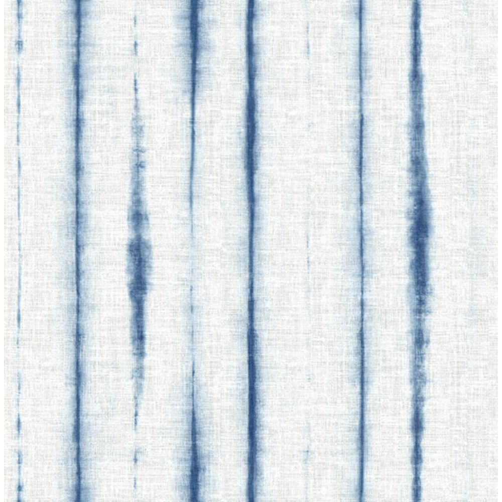 NuWallpaper by Brewster NUS4157 Blue Indigo Drops Peel & Stick Wallpaper