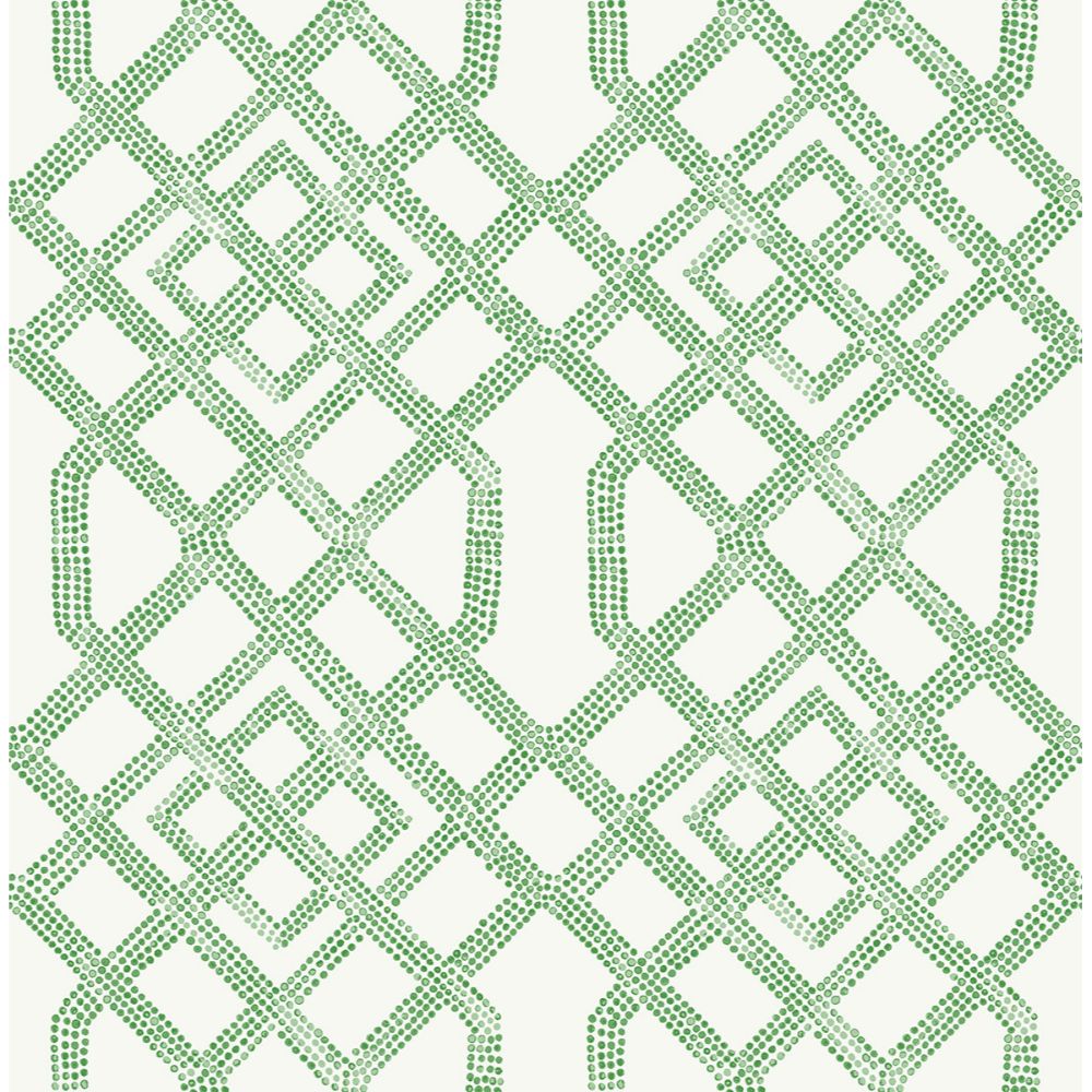 NuWallpaper by Brewster NUS4382 Green Tanner Peel & Stick Wallpaper
