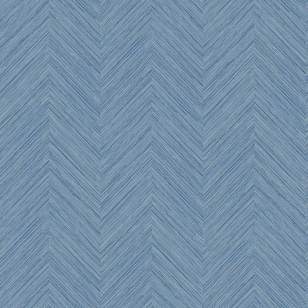 NuWallpaper by Brewster NUS4399 Blue Sampson Peel & Stick Wallpaper