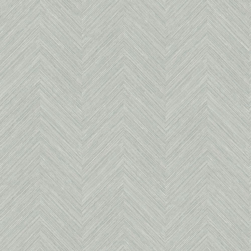 NuWallpaper by Brewster NUS4400 Taupe and Blue Sampson Peel & Stick Wallpaper