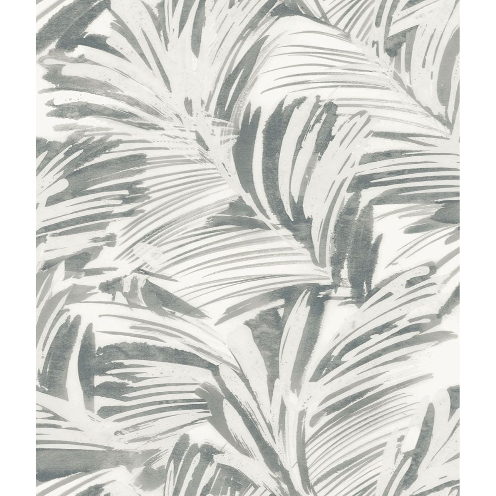 NuWallpaper by Brewster NUS4450 Grey Palima Peel & Stick Wallpaper