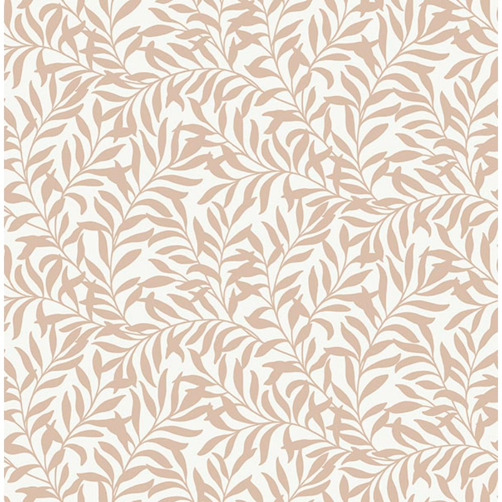NuWallpaper by Brewster NUS4475 Terracotta Wisley Peel & Stick Wallpaper