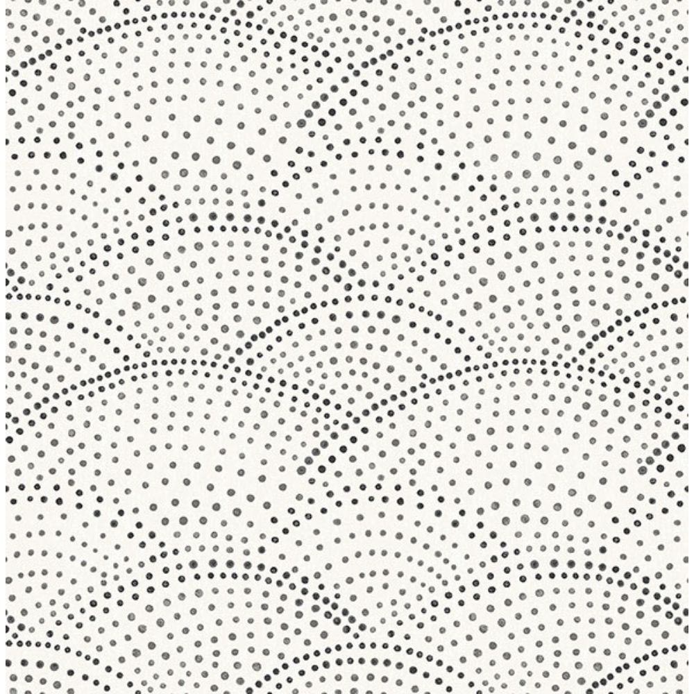 NuWallpaper by Brewster NUS4976 Charcoal Danton Peel & Stick Wallpaper