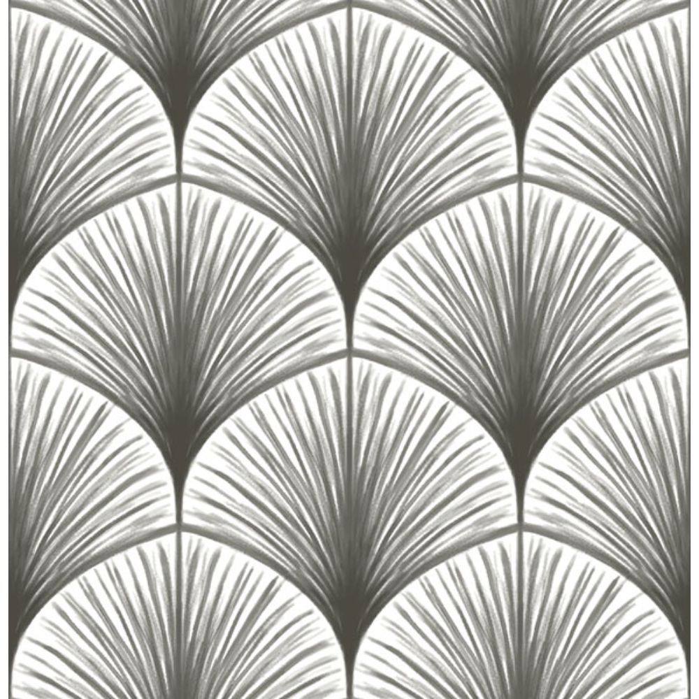 NuWallpaper by Brewster NUS4985 Grey Amari Peel & Stick Wallpaper