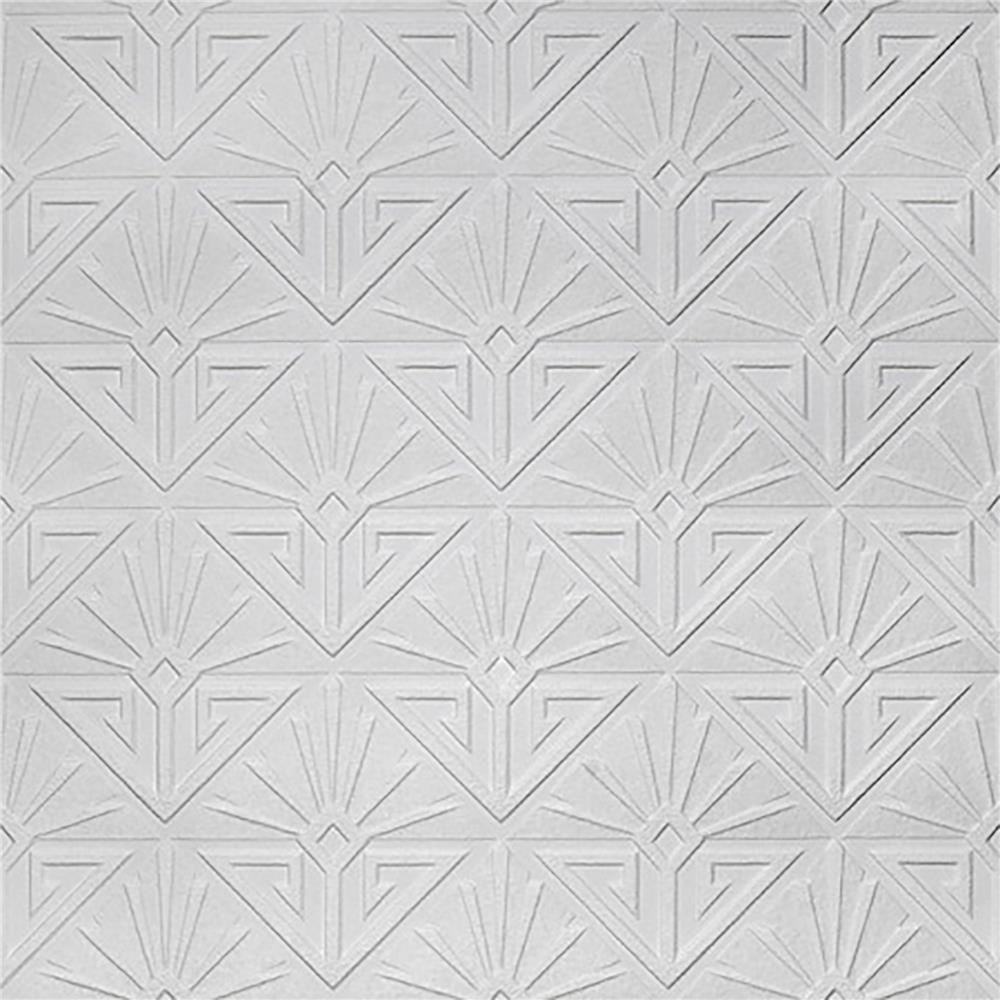 Brewster RD576 Anaglypta Vol X Deco Paradiso Paintable Luxury Vinyl Wallpaper in Paintable