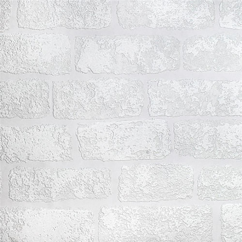 Brewster RD812 Anaglypta Vol X Lincolnshire Brick Paintable Luxury Vinyl Wallpaper in Paintable