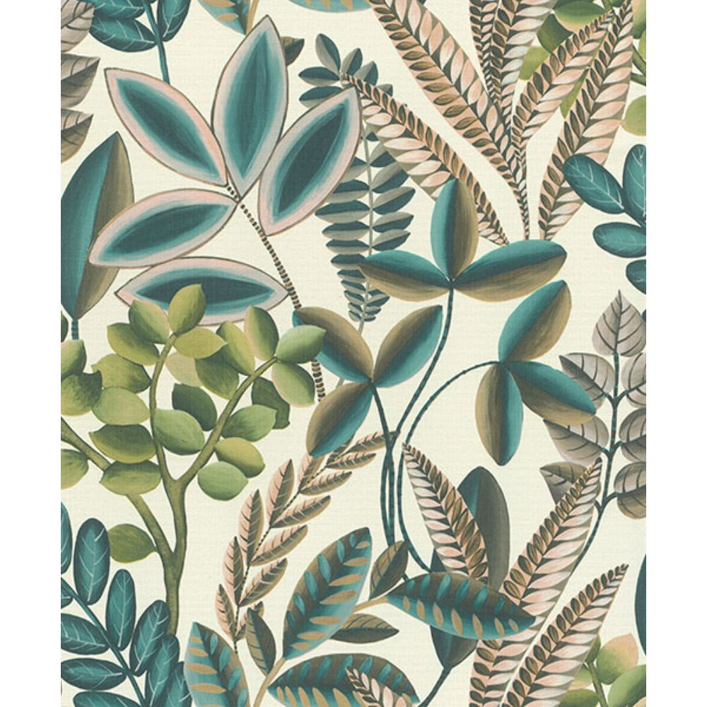 Rasch by Brewster RH485523 Liani Cream Painterly Botanical Wallpaper