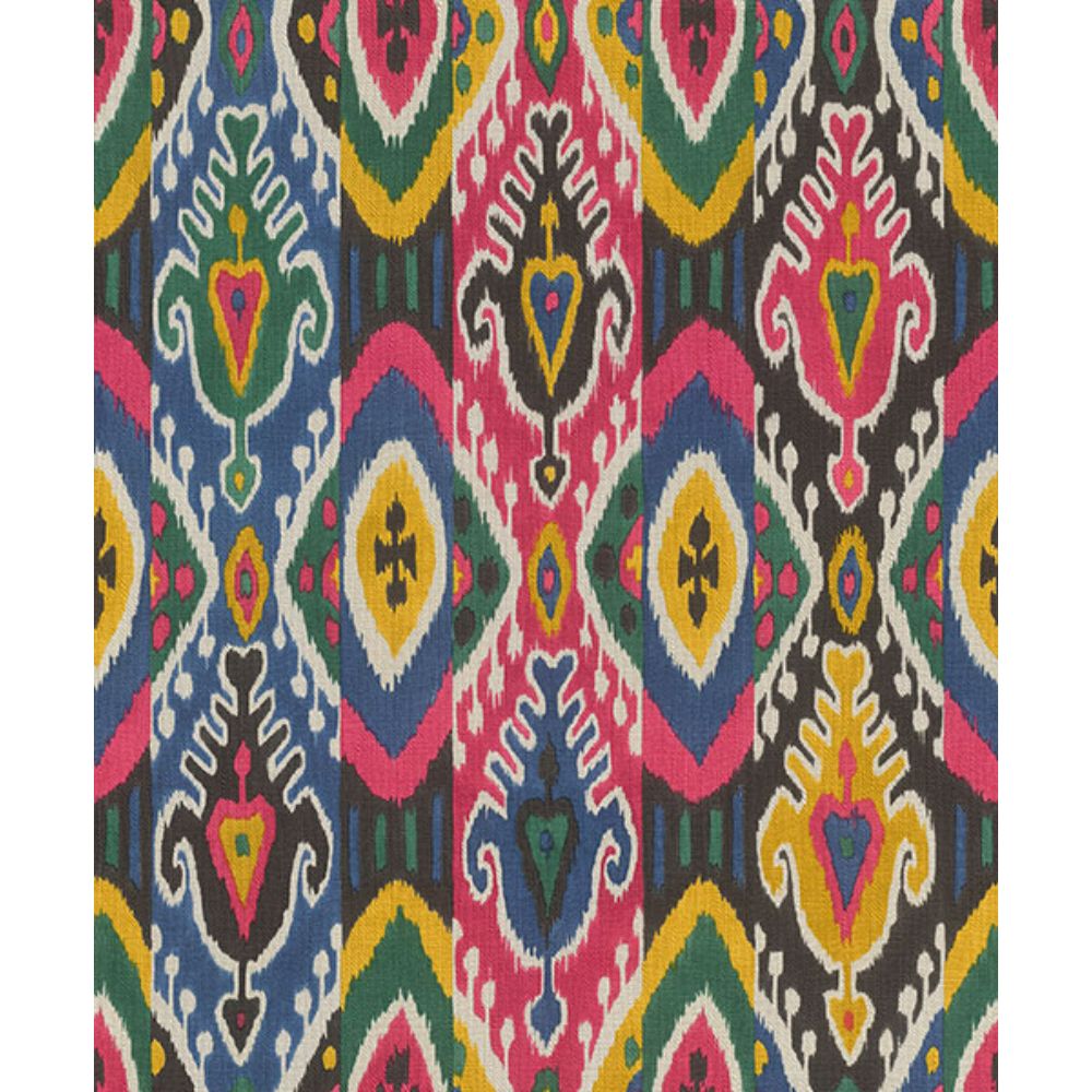 Rasch by Brewster RH560565 Villon Multicolor Ikat Wallpaper