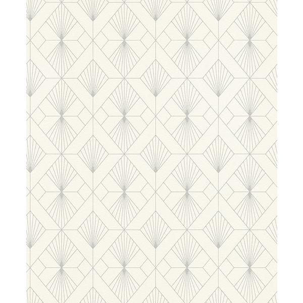 Rasch by Brewster RH620931 Henri Off-White Geometric Wallpaper