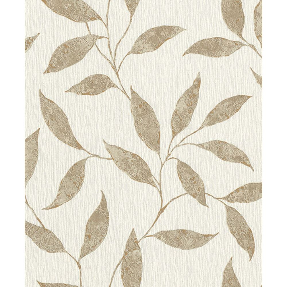 Rasch by Brewster RH651201 Amble Cream Vine Wallpaper