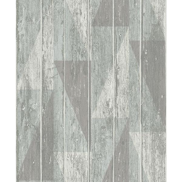 Rasch by Brewster RH809114 Nilsson Sage Geometric Wood Wallpaper