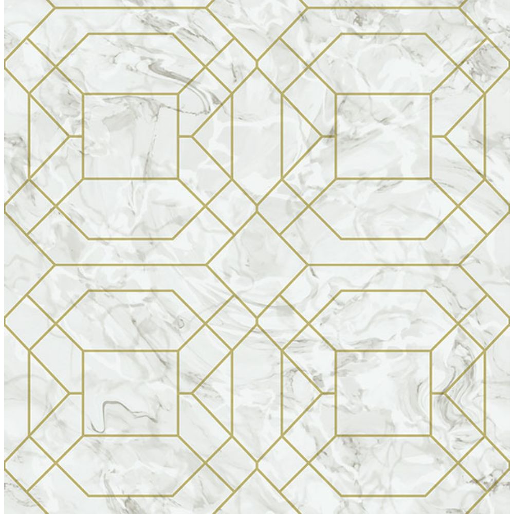 Rachel Zoe by Brewster RZS4531 Gold Seraphina Peel & Stick Wallpaper