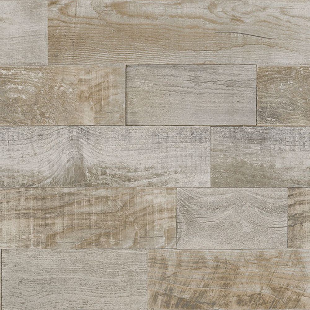 Scott Living by Brewster SLW3399 Salvaged Plank Natural Self Adhesive Wallpaper