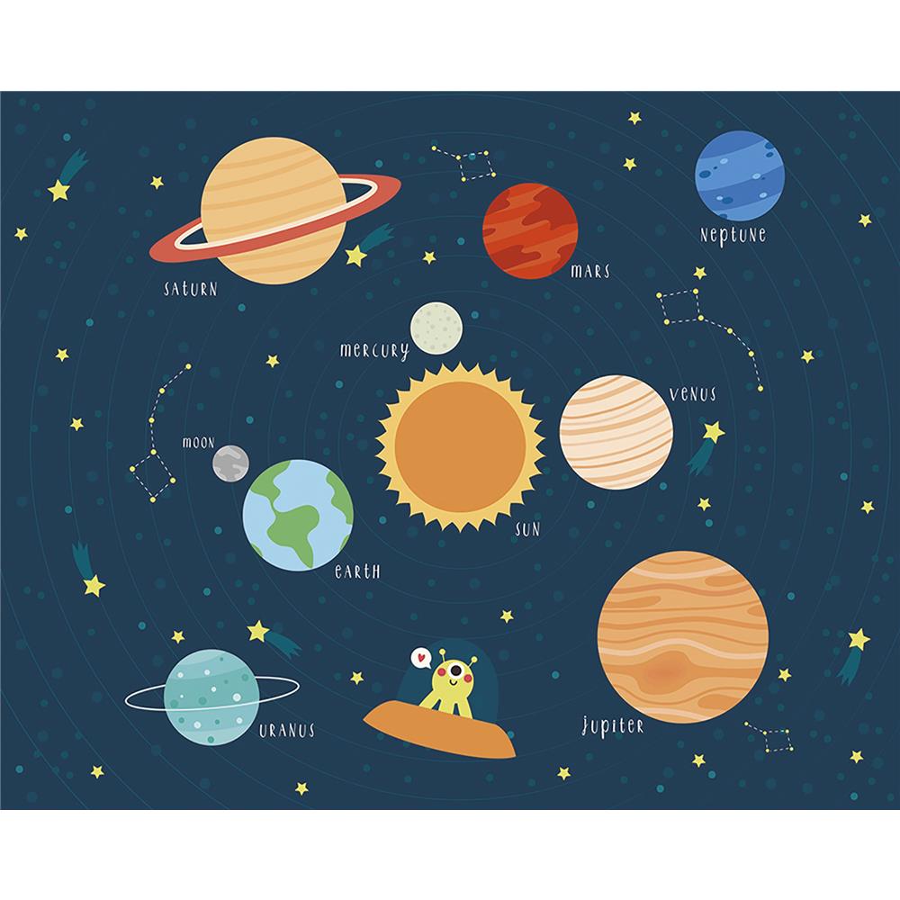 Ohpopsi by Brewster WALS0341 Outer Space Wall Mural