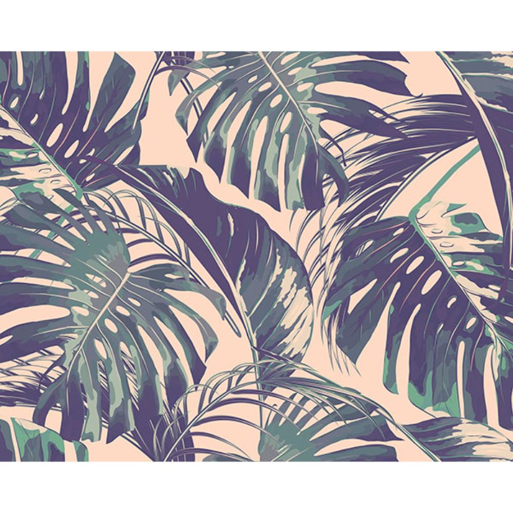 ohpopsi by Brewster WALS0440 Palm Leaves Wall Mural