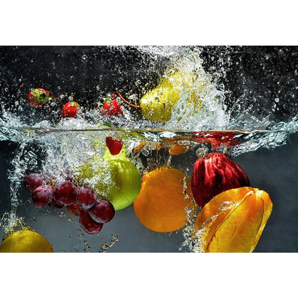 Ideal Decor by Brewster WG1330 Refreshing Fruit Wall Mural