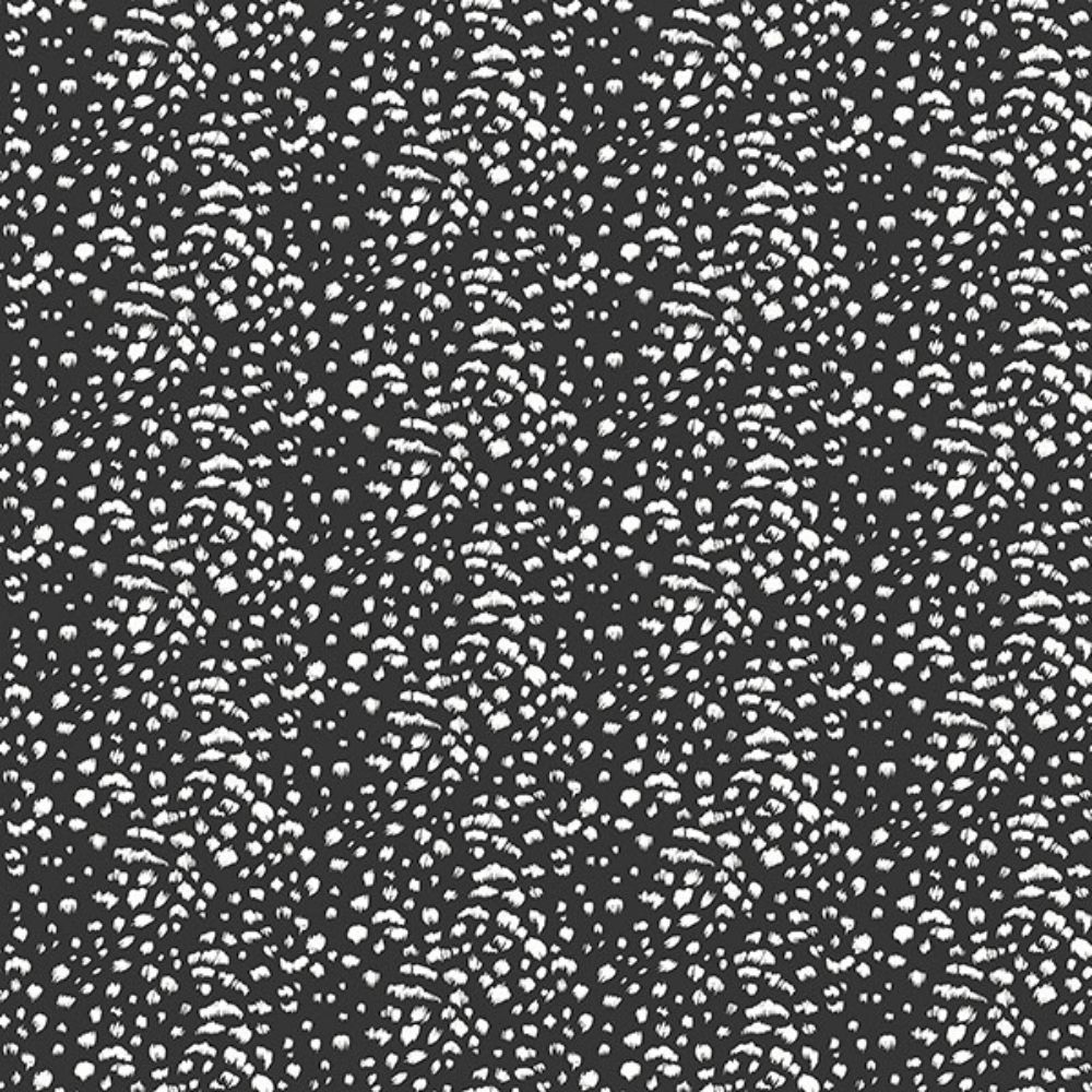 Ohpopsi by Brewster WLD53127W Ula Black Cheetah Spot Wallpaper