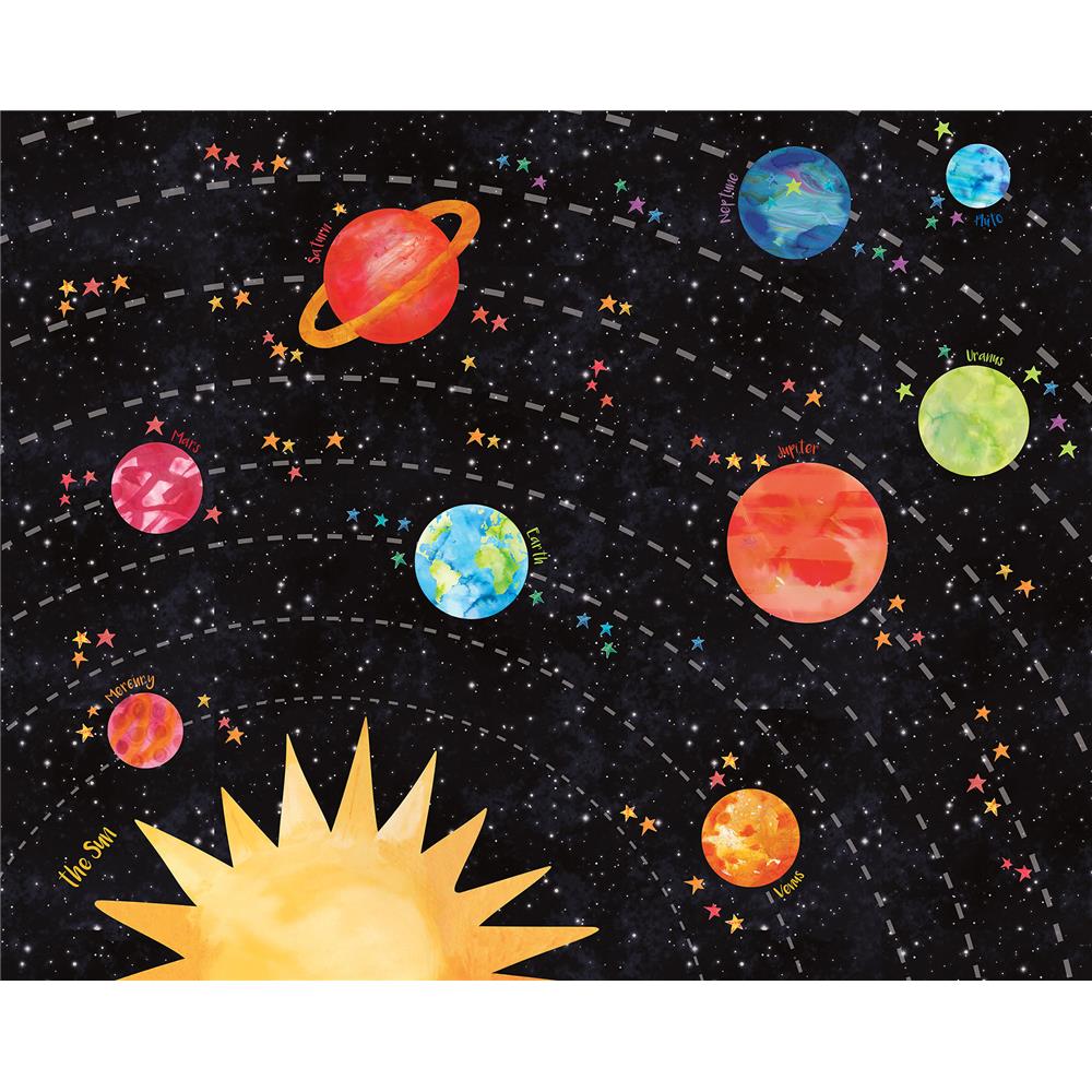 WallPops by Brewster WPM2853 Out of This World Mural