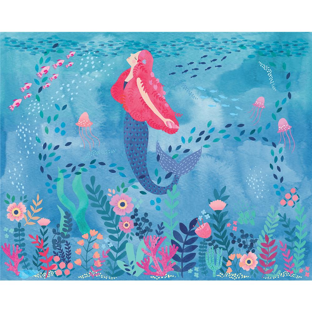 WallPops by Brewster WPM2855 Mermaid Magic Mural