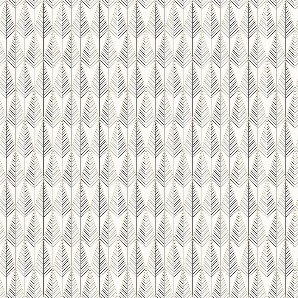 Eco by Brewster WV5677 Padma Grey Geometric Texture Wallpaper