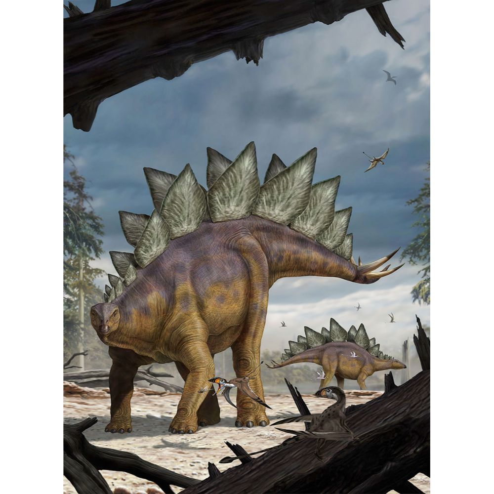 Komar by Brewster XXL2-530 Stegosaurus Wall Mural