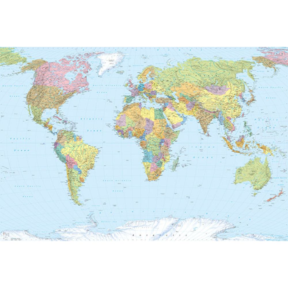 Komar by Brewster XXL4-038 World Map Mural