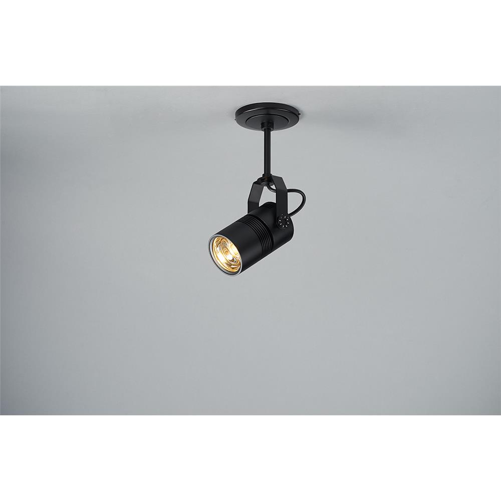 Bruck Lighting 137420bk/11/5/CLR Z15 - 1-Light LED Canopy Spot - with Standard Snoot - 1100 Lumens - Black