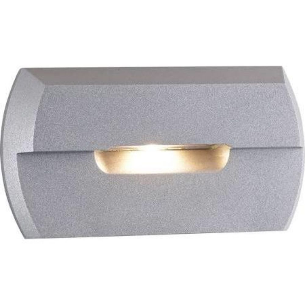 CSL Lighting SS3004-SM Notch LED Step Light in Silver Metallic