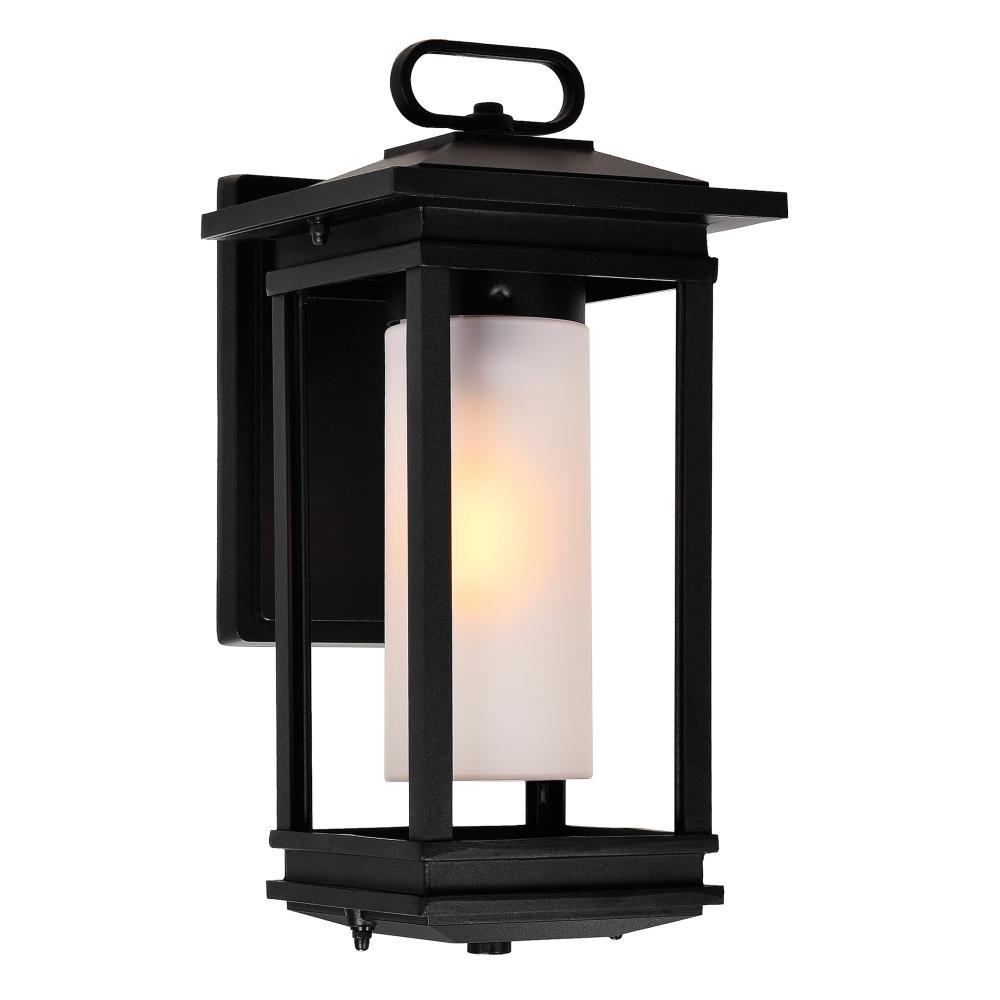 CWI Lighting 0412W7-1-101 Granville 1 Light Outdoor Black Wall Lantern
