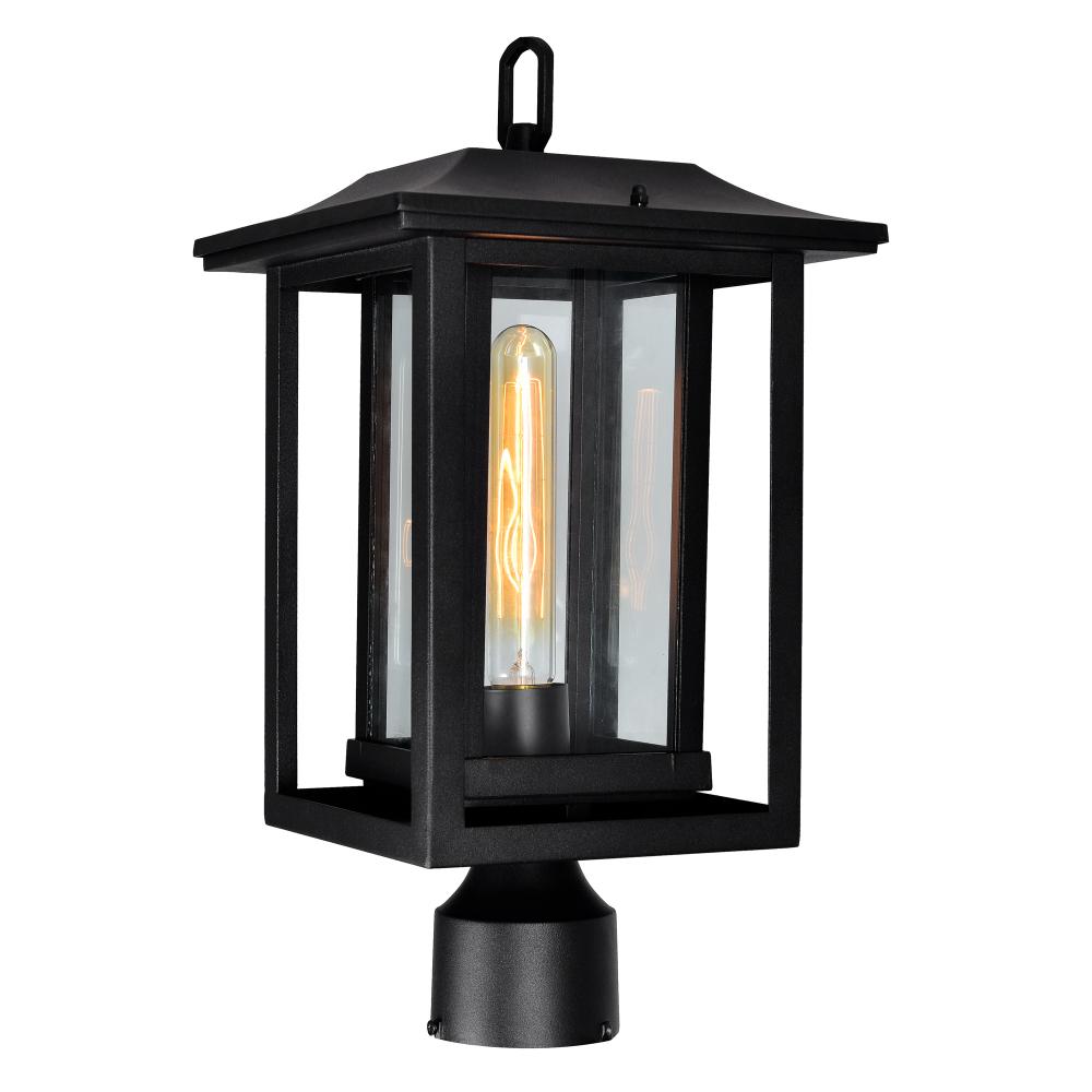 CWI Lighting 0414PT10-1-101 Winfield 1 Light Black Outdoor Lantern Head