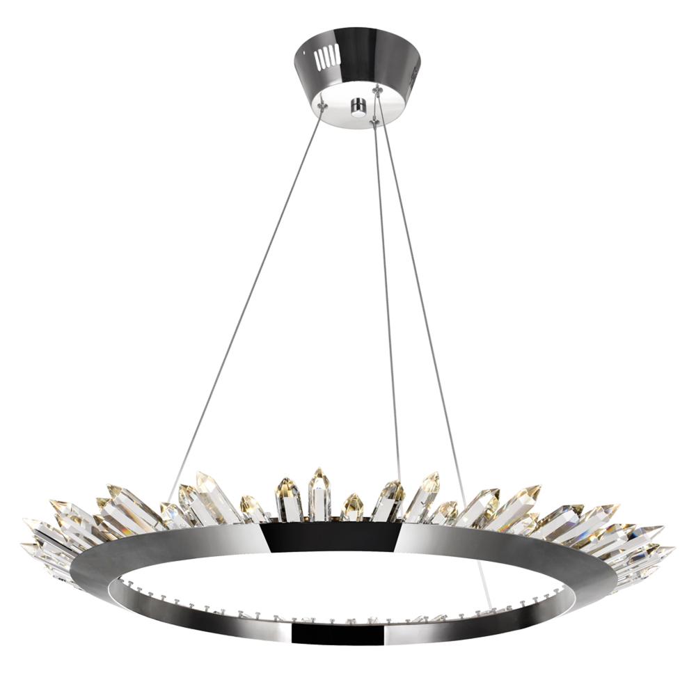 CWI Lighting 1108P32-613 Arctic Queen LED Up Chandelier with Polished Nickel Finish