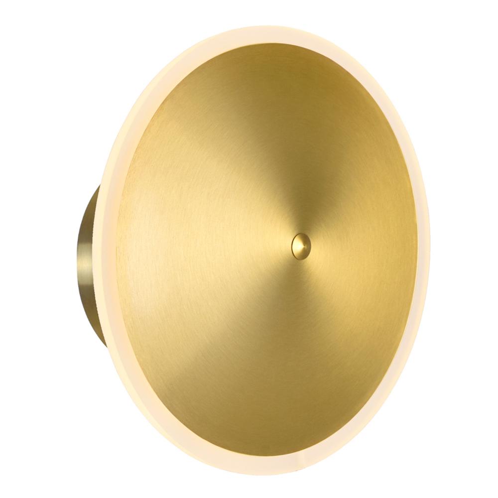 CWI Lighting 1204W12-1-625 LED Sconce with Brass Finish