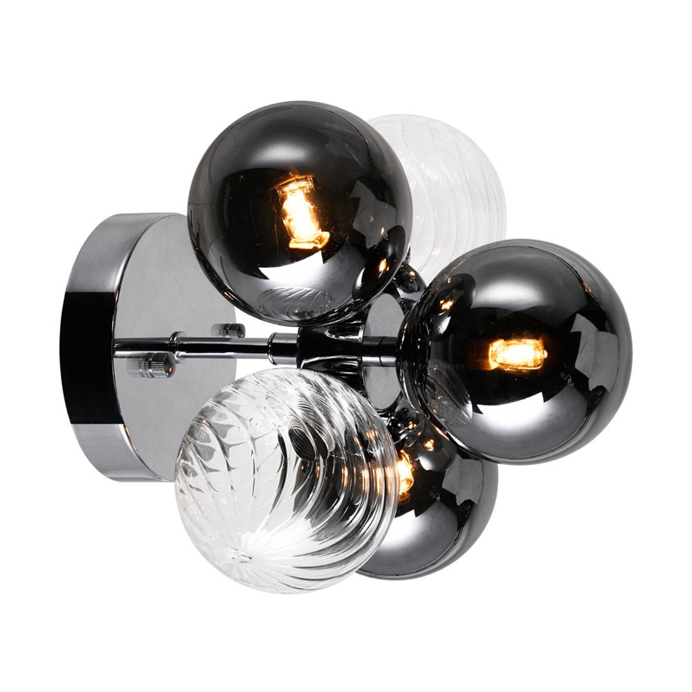CWI Lighting 1205W9-3-601 3 Light Sconce with Chrome Finish