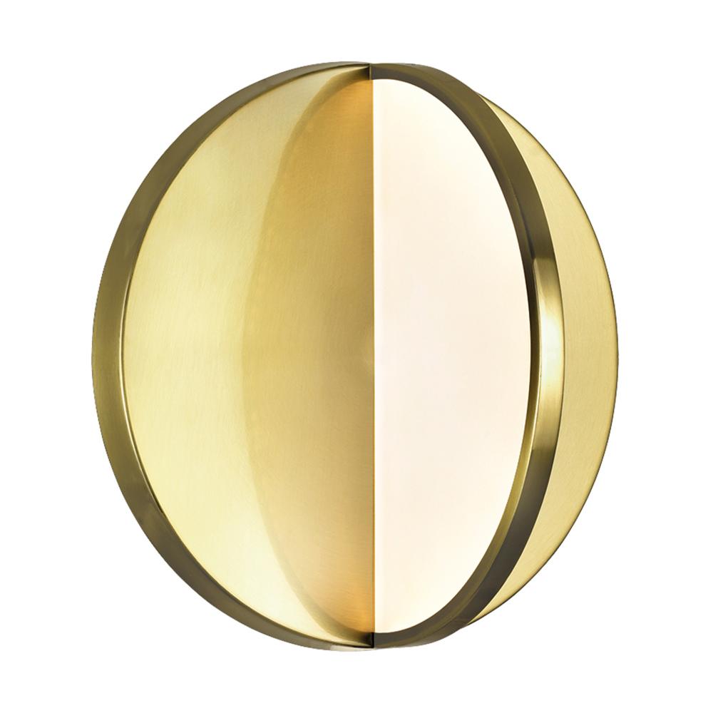 CWI Lighting 1206W10-1-629-A LED Sconce with Brushed Brass Finish